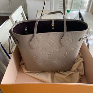 Authentic LV neverfull MM | turtle dove